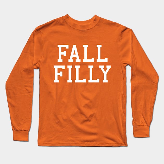 Fall Filly Long Sleeve T-Shirt by Scottish Arms Dealer